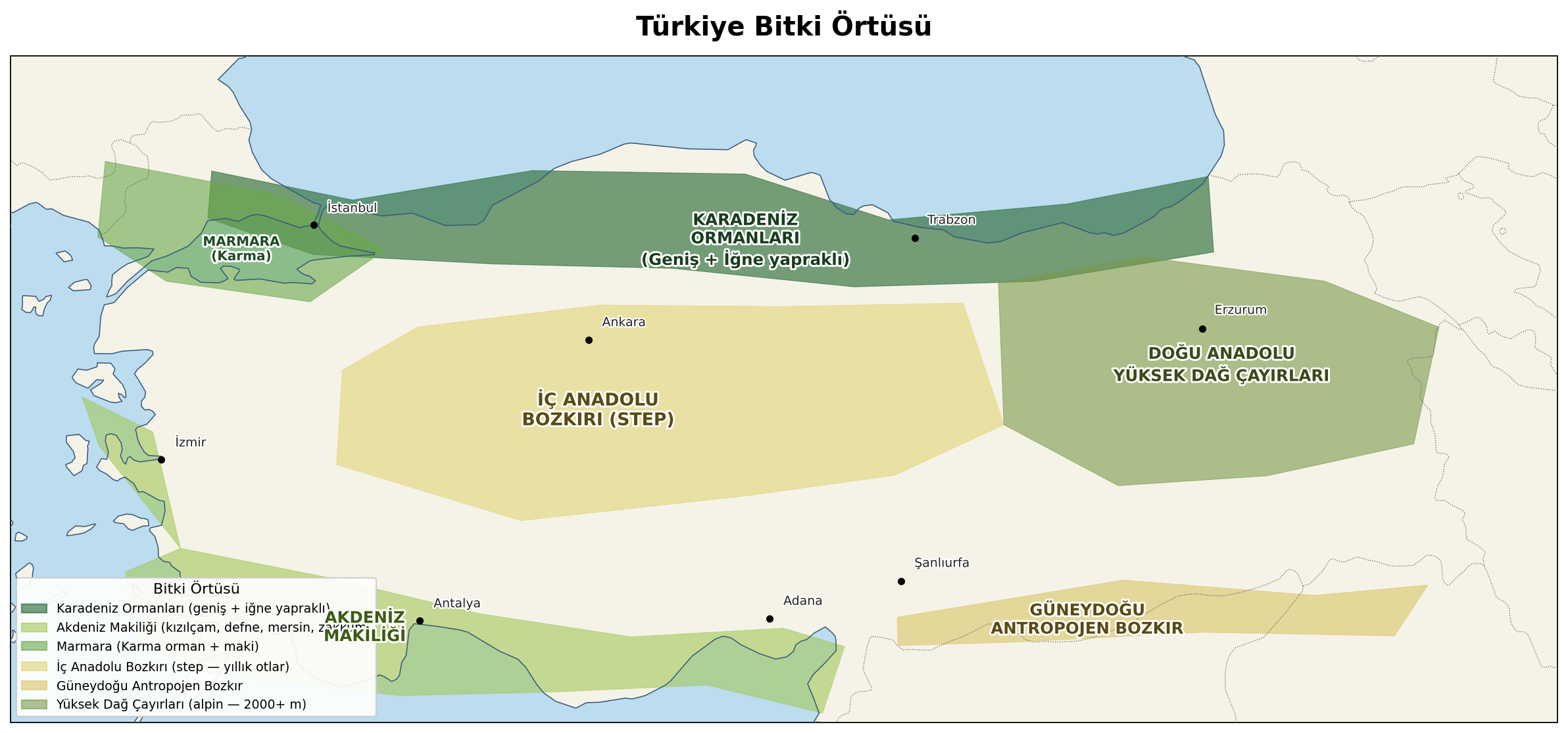 Türkiye Bitki Örtüsü